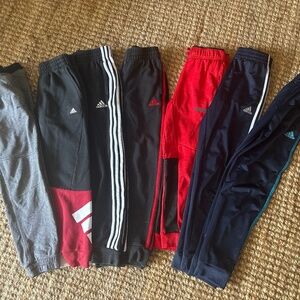 Boys Youth Medium Athletic Pants Lot Adidas